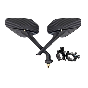 Oglindă retrovizoare pentru vehicul electric, montaj cu eliberare rapidă; suprafață reflectorizantă din aluminiu; compatibilă cu 1 model