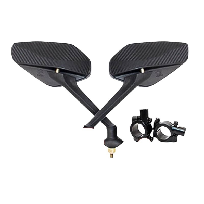 Oglindă retrovizoare pentru vehicul electric, montaj cu eliberare rapidă; suprafață reflectorizantă din aluminiu; compatibilă cu 1 model