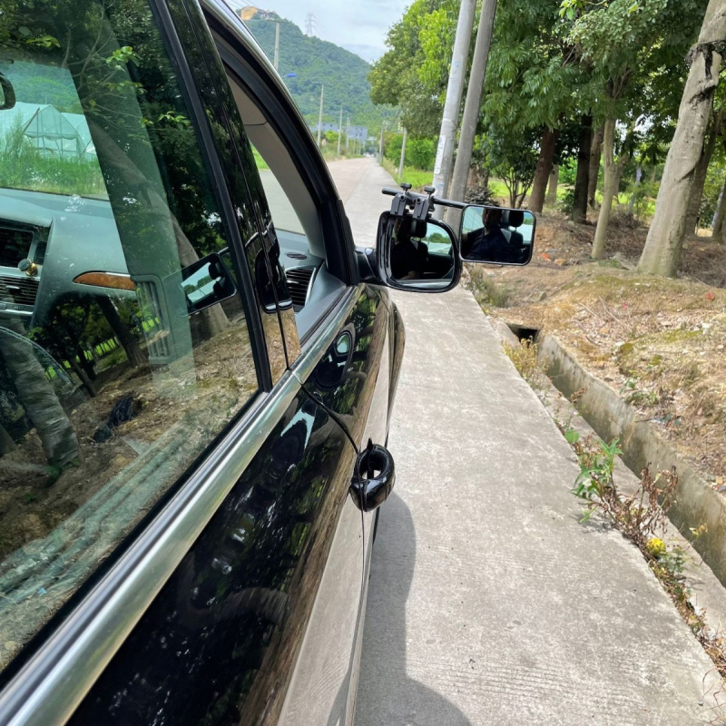 Laijie LJM001 Stražnje ogledalo, ravno staklo, plastično kućište, univerzalna kompatibilnost