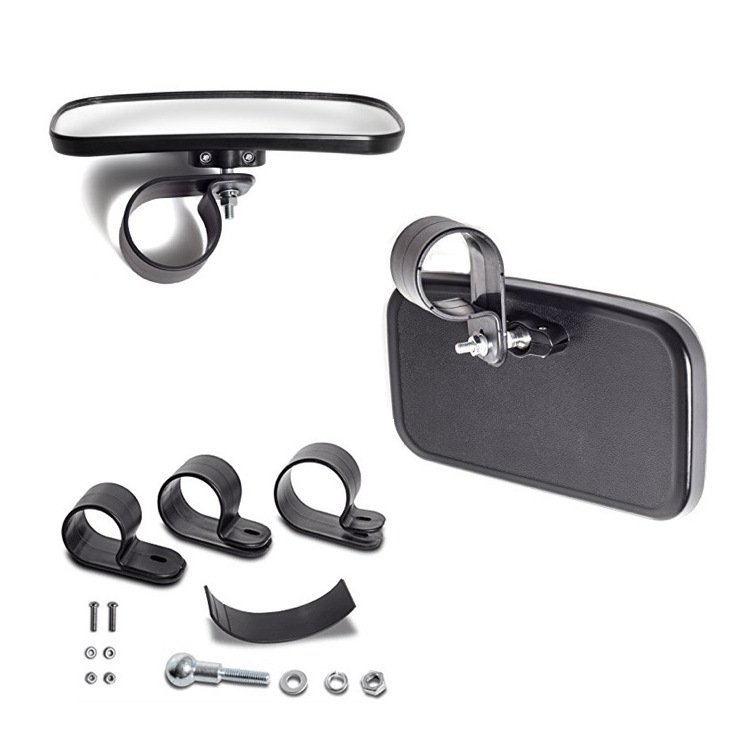 Oglindă retrovizoare pentru UTV/ATV, model UTV-10, oglindă sferică, sticlă, capac din plastic