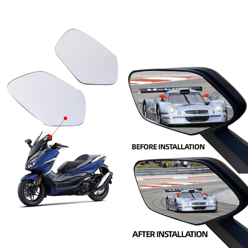 Konveksni retrovizor širokog vidnog polja za Honda Forza 750/300/350 – staklo, S2R