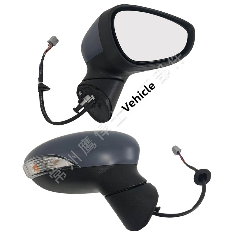 Oglindă retrovizoare exterioară pentru 09fiesta, oglindă plată, carcasă ABS, Eagle Warrior