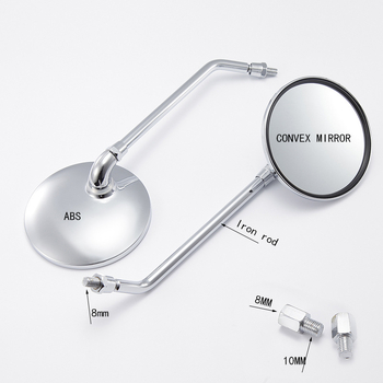 Hátsó nézet tükör LF-1505 - gömb alakú tükör, üveg, ABS burkolat + vasrúd