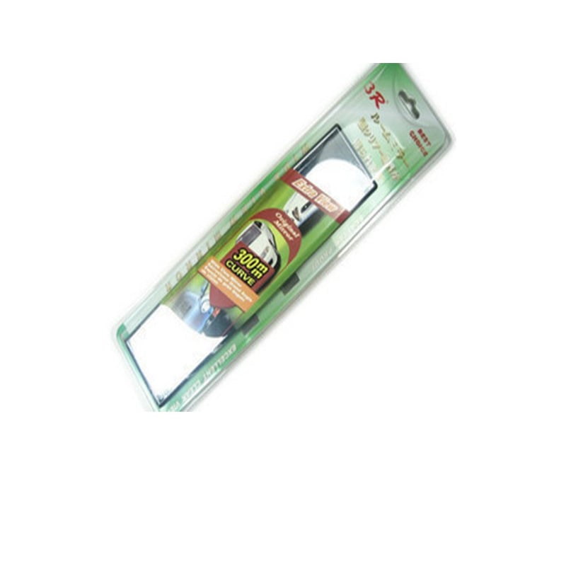 Autóba való hátsó visszapillantó tükör széles látószögű lencsével, antireflexiós, két görbületű tükör, 12V, ABS ház, univerzális kompatibilitás