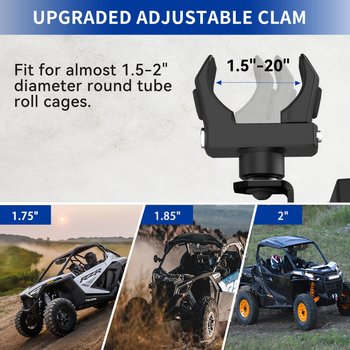 Zadnji retrovizor za UTV/ATV, sferično staklo, kućište PP, model UTV-89.