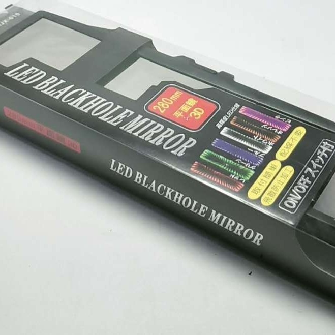 Autóhátsó visszapillantó tükör krom lencsével - Modell HJX-015, sík tükör, üvegszerű felület, univerzális kompatibilitás