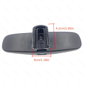 Unutarnji retrovizor 13585947 / 13503045, Snap-on, ravno ogledalo, kućište od ABS-a, ogledalo od stakla, kompatibilno s Chevrolet Cruze, Cadillac, Buick Regal, Envision