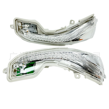 Infiniti Q50/Q70/QX30/Q60-hoz visszapillantó tükör jelzőfénnyel — 12V, sík tükör, ABS burkolat, modellek 26160-4GA0A / 26165-4GA0A