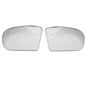 Zamjenska leća retrovizora za Mercedes-Benz W203/W211 (2000–2006), dijelovi 2038100121 i 2038100221, plosnato ogledalo, 12V