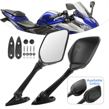 Oglindă retrovizoare pentru Yamaha YZF-R3/R25/R15, NMAX155 și XMAX – convex, oglindă din sticlă, carcasă PP, accesoriu 1125