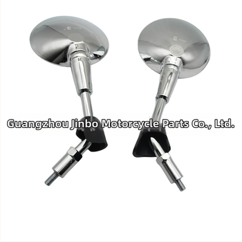 Jinbo Despa кръгло задно огледало за Vespa LXV/Sprint 150 и GTS 300 — пластмасов корпус, монтаж с винтове M8