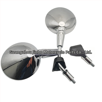 Jinbo Despa кръгло задно огледало за Vespa LXV/Sprint 150 и GTS 300 — пластмасов корпус, монтаж с винтове M8