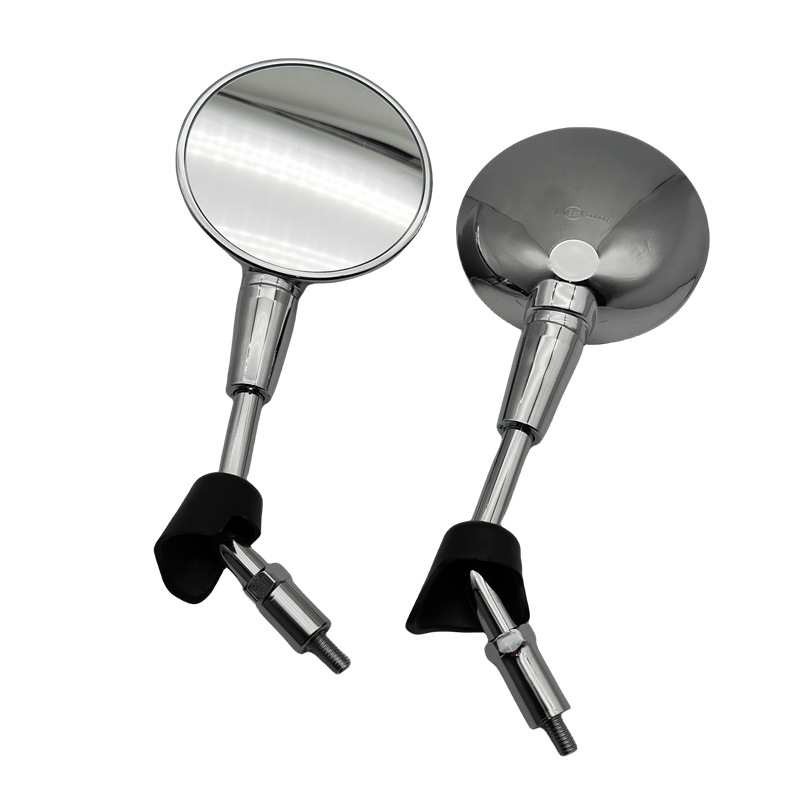 Jinbo Despa кръгло задно огледало за Vespa LXV/Sprint 150 и GTS 300 — пластмасов корпус, монтаж с винтове M8