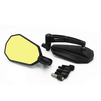 Zadnje ogledalo SF-187 za električne skutere, sferični ogledalo, staklo, kućište i poklopac od aluminijske legure, marke FLYQUICK (Model SF-187; Tip ogledala: sferični; Materijal ogledala: staklo; Materijal kućišta: aluminijska legura)