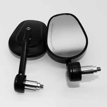 Oglindă retrovizoare pentru motocicletă SH-5010, oglindă convexă din sticlă, compatibilă cu fir de 8 mm