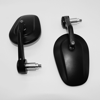 Oglindă retrovizoare pentru motocicletă SH-5010, oglindă convexă din sticlă, compatibilă cu fir de 8 mm