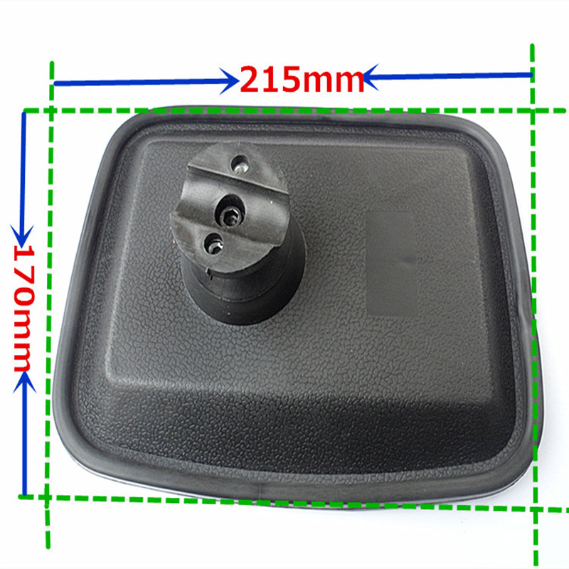 Zadnji retrovizor kamiona, fiksni — sferno staklo, kućište od PP plastike, pribor: malo kvadratno ogledalo, univerzalna kompatibilnost