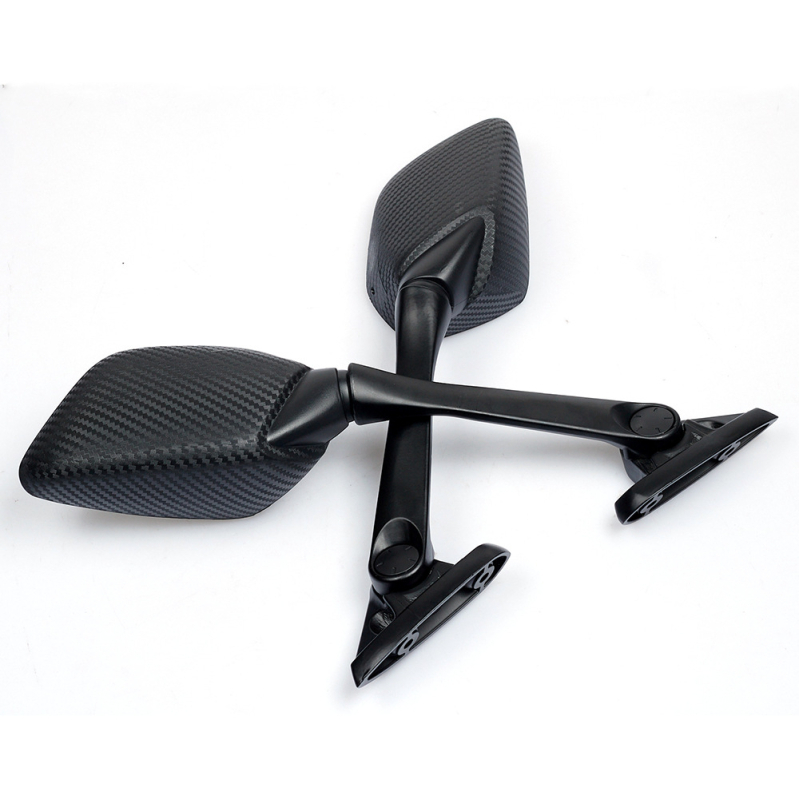 Zadnji retrovizor za Yamaha T-Max i YZF R3/R25/R15 — plosno ogledalo, staklena površina, kućište od PC plastike, kompatibilno s NMAX155/Xmax