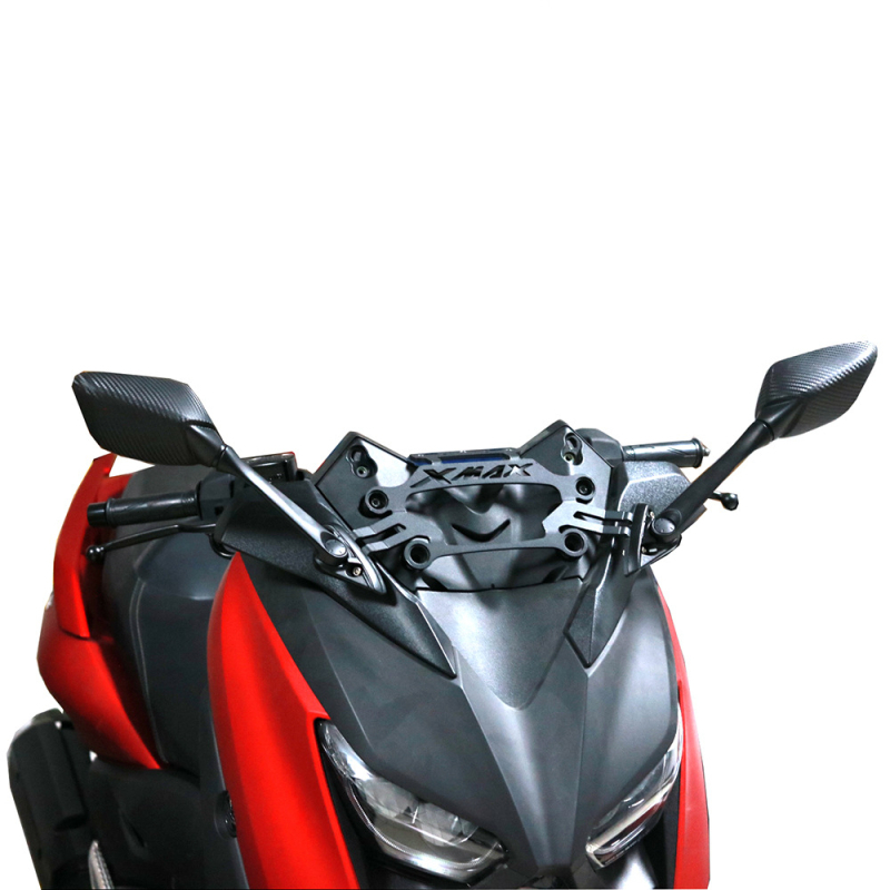 Zadnji retrovizor za Yamaha T-Max i YZF R3/R25/R15 — plosno ogledalo, staklena površina, kućište od PC plastike, kompatibilno s NMAX155/Xmax