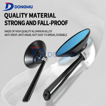 DONGMU HP-J021 CNC алуминиево кръгло задно огледало за модифицирани мотоциклети и скутери