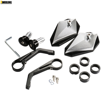 HP-J028 Zadnje ogledalo za motocikl, ravno ogledalo, staklo, kućište od aluminijske legure