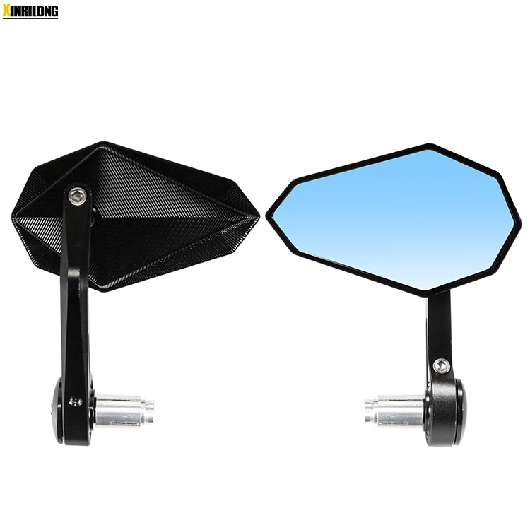 HP-J028 Zadnje ogledalo za motocikl, ravno ogledalo, staklo, kućište od aluminijske legure