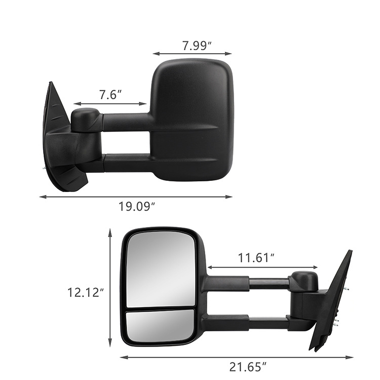 Retrovizor za Chevrolet Silverado/Sierra 07-13 (konveksno, ABS, marka KUIEN)