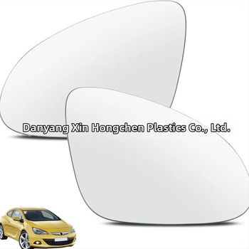 Zadnje ogledalo za Opel/Vauxhall Adam/Astra J 09-15, sferično ogledalo, 12 V, ABS kućište, kromirano ogledalo