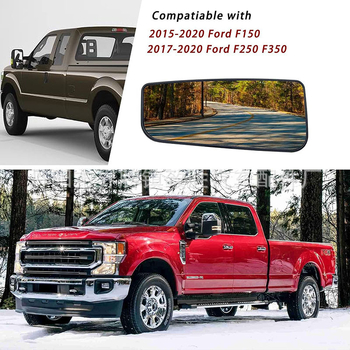 Donja leća retrovizora za Ford F-150 (2015-2020) i F-250/F-350 (2017-2020) — jednostavna zakrivljenost, ABS materijal