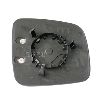 Sticlă oglindă retrovizoare, încălzire electrică, sferică, 12V, carcasă ABS — pentru VW Caddy, Transporter, Multivan