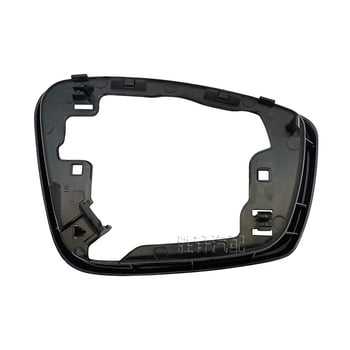 Shengxuan Cadru oglindă retrovizoare pentru Skoda Fabia/Rapid – Cadru oglindă laterală, oglindă sferică, 12V, capac ABS