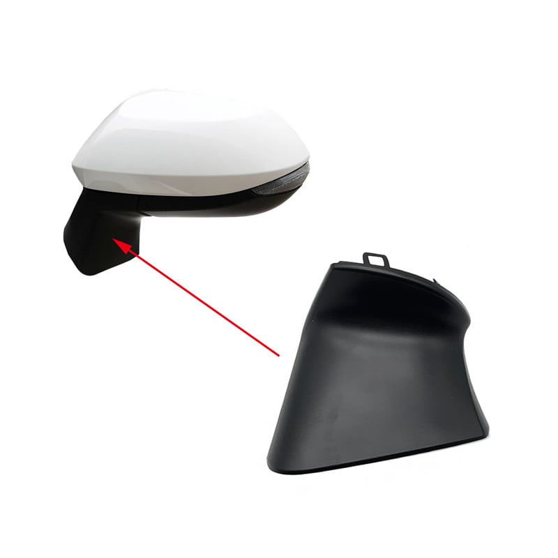 Капак на основата на задното огледало за Toyota Corolla 2019–2024, ABS материал, сферично огледало, 12V
