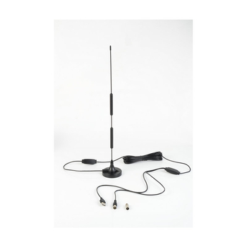 Unutarnja auto antena za TV, s velikom usisnom čašom, 5 m kabel i 40 cm ravna šipka za digitalnu TV.
