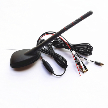 Antena auto GPS/DAB/FM, 3 în 1, antenă activă cu amplificare; montaj filetat; 12V
