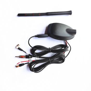 Antena auto GPS/DAB/FM, 3 în 1, antenă activă cu amplificare; montaj filetat; 12V