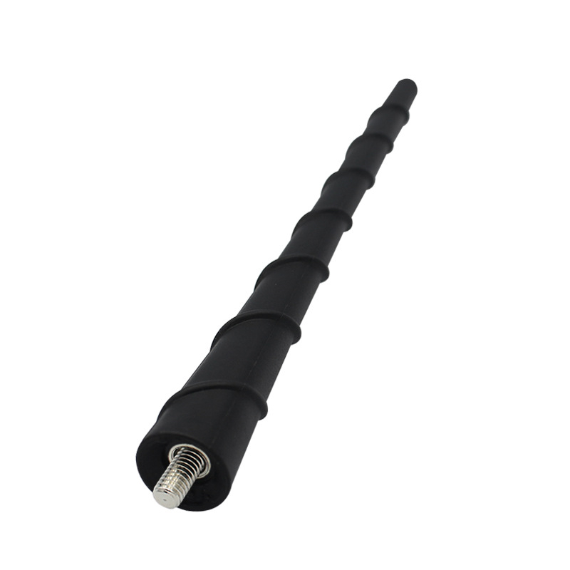 Antena radio auto cu tijă spiral fină pentru F-150/RAM – antenă din metal cu câștig înalt pentru semnal îmbunătățit (12V, montaj filet, viață 20000)