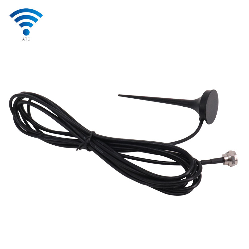 Autóba szerelésű 4G szívófejes antenna, omnidirekcionális HD digitális TV antenna GSM műholdas pozicionálással (YD-X019) – nyereség 10 dB, frekvenciatartomány 80–6000, impedancia 50 Ω, SWR ≤1.5