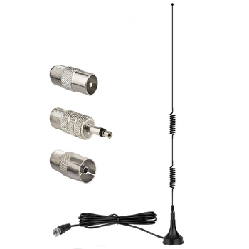 Autó FM rádió antenna vákuumos tapadókoronggal AH-10, 7 dBi, 76–108 MHz, 50 Ω, SWR ≤ 2