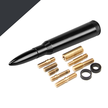 Antena auto de tip Bullet, montaj cu filet, 12V, universală