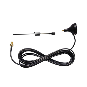 Antena Walkie-Talkie cu câștig mare, conector SMA feminin, bază magnetică cu ventuză mică pentru mașină