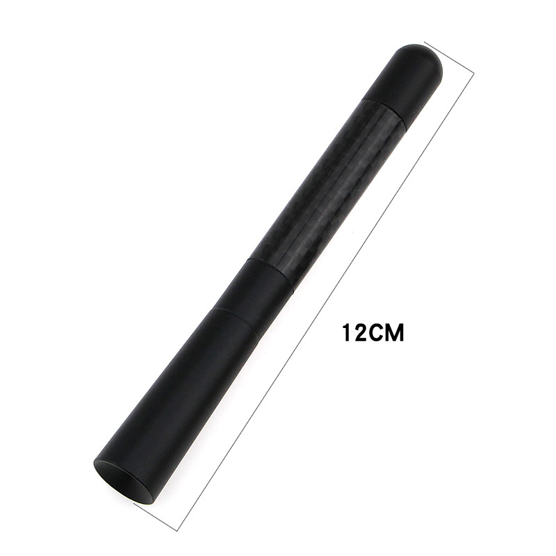 MS antena automobila od karbonskih vlakana, navojna montaža, kompatibilna s većinom modela, laserski graviran logo