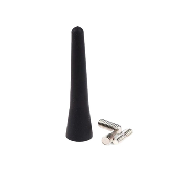 Antena auto, antenă mică, scurtă, montare pe acoperiș pentru radio, cu trei șuruburi M4/M5/M6; montaj cu filet; compatibilă cu mașini mici; cod produs 30