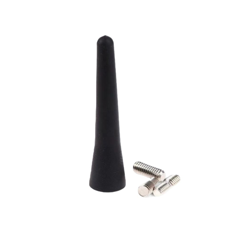 Antena auto, antenă mică, scurtă, montare pe acoperiș pentru radio, cu trei șuruburi M4/M5/M6; montaj cu filet; compatibilă cu mașini mici; cod produs 30