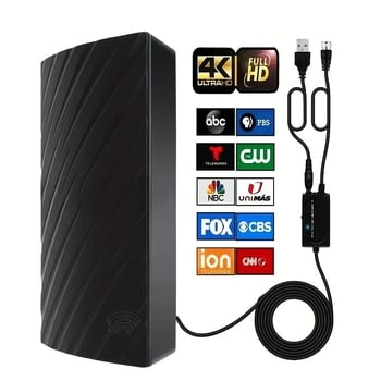 Digitalna TV antena za unutarnju i vanjsku upotrebu te za vozila, s DTMB/DVB-T2 pojačalom