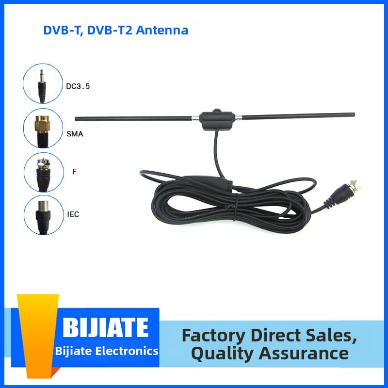 Beltéri DVB-T antenna DVB009, nyereség 25, frekvenciasáv 46–860 MHz, impedancia 50 Ω, SWR ≤ 1.5