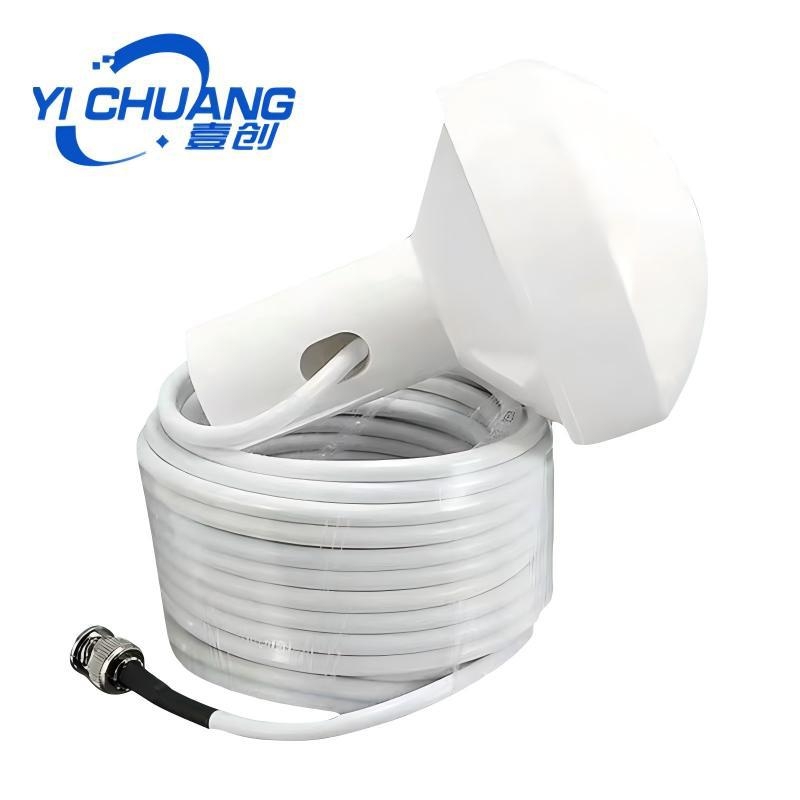 Antena exterioară impermeabilă Beidou/GPS pentru poziționare prin satelit, pentru autovehicule și utilizare maritimă, 4G, dublu mod, antenă cu cap de tip ciupercă pentru sincronizare