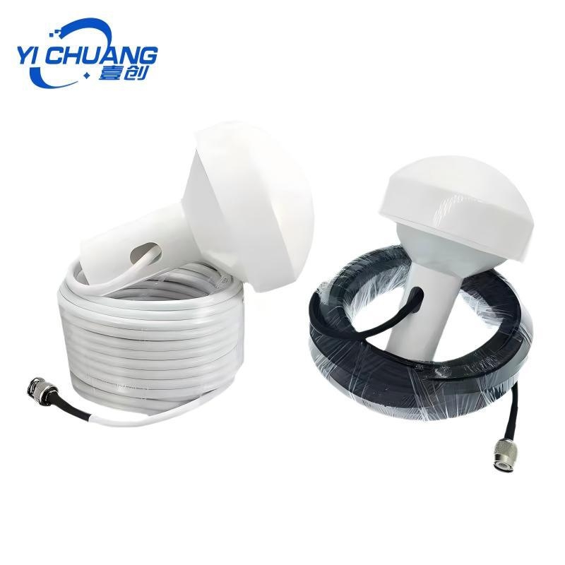 Antena exterioară impermeabilă Beidou/GPS pentru poziționare prin satelit, pentru autovehicule și utilizare maritimă, 4G, dublu mod, antenă cu cap de tip ciupercă pentru sincronizare