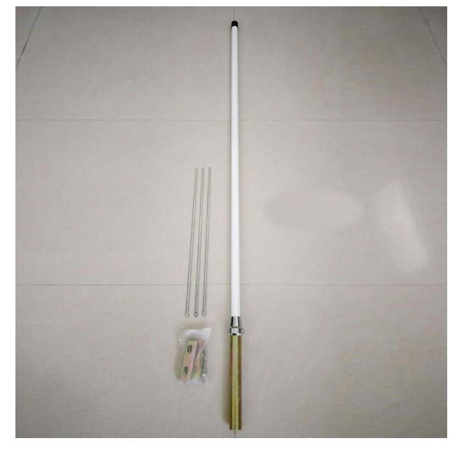 Radio VHF maritim UHF 400–470 MHz, cu antenă din fibră de sticlă întărită, 1.5 m – DFHY-015M