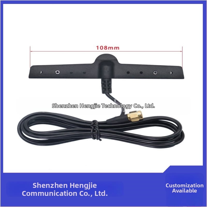 T-típusú patch antenna 4G/GSM/GPRS-hez, autóhoz, IoT-hoz és repülőgéphez — 700–2700 MHz, 50 Ω, 6 dBi nyereség, VSWR ≤ 1.5, működési feszültség 50 V