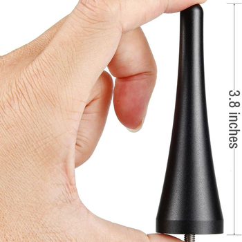 Aluminijska automobilna antistatična FM antena s navojem - 12V operacija, 0,06A struja, opća namjena